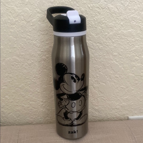 Zak! Disney Mickey Mouse Stainless Steel Water Bottle - Picture 1 of 6